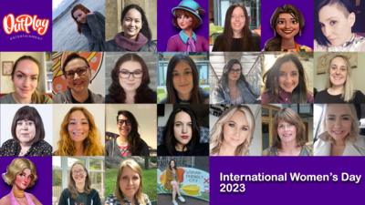 A collage of female outplayers for IWD 2023
